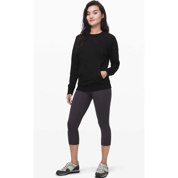 Lululemon Wunder Under Crop Leggings Womens 6 Pull On Low Rise Yoga 20" - Picture 1 of 4